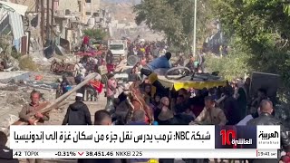 شبكة NBC الأميركية: إدارة ترمب تدرس نقل جزء من  سكان غزة خلال مرحلة إعادة الإعمار