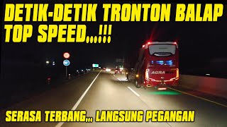 TEGANG...!!!! BUS GUNUNG HARTA TRONTON BALAP SCANIA TOP SPEED!!!