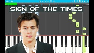 Harry Styles - SIgn of The Times Piano Tutorial EASY (Piano Cover)