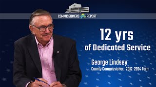 Commissioners Report: Commissioner George Lindsey’s Farewell