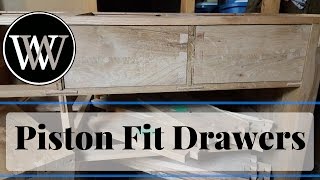 How to Piston Fit Drawers For a Dresser A Hand Tool Woodworking Project