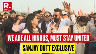 Sanjay Dutt Participates At Hindu Ekta Padyatra, Says, 'I Am A Bhakt Of Bhole Baba' | Baba Bageshwar