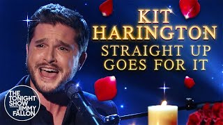 Kit Harington Straight Up Goes For It - Drops of Jupiter | The Tonight Show Starring Jimmy Fallon