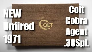 New Colt Cobra Agent .38 Special Cartridge from 1971 - New In Box - Unfired???