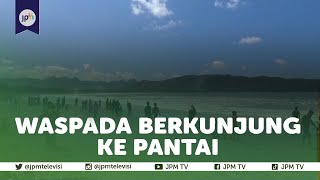 Gelombang Pasang, Pengunjung Pantai Teleng Ria Panik