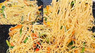 Cách Mới Lạ Hay Lắm MÌ XÀO CHAY DAI NGON thấm vị đến từng sợi Mì mà KHÔNG CẦN TRỤNG NƯỚC SÔI