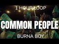 COMMON PEOPLE - BURNA BOY 1 HOUR LOOP #afrobeat #1hourloop #burnaboy