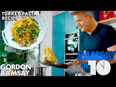 Recipe for turkey pasta with lemon pesto