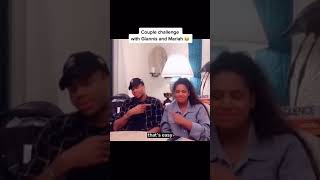 Giannis Antetokounmpo asking questions with his wife #Shorts #Giannisantetokounmpo #wife