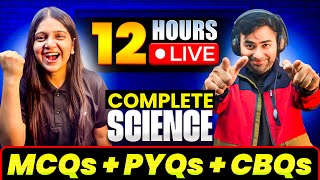 🔴COMPLETE SCIENCE IN 12 HOUR || Class 10th || Sanjeev Sir and Gunjan Ma'am