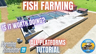 FISH FARMING MOD TUTORIAL - Farming Simulator 22