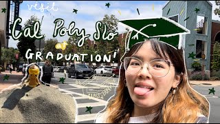 graduation at cal poly (travel vlog)!