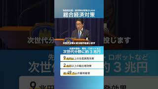 物価高克服・経済再生実現のための総合経済対策⑩ ～次世代分野への投資～ #shorts