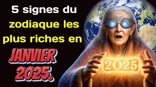 5 signes du zodiaque les plus riches en janvier 2025