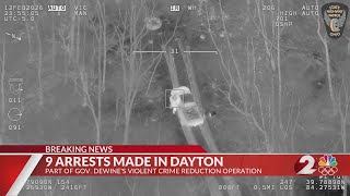 9 arrests made in Dayton