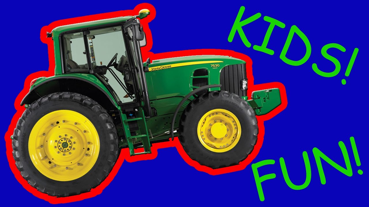 Farm Tractors For Children Youtube