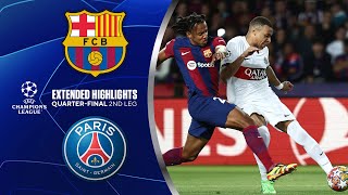 Barcelona vs. PSG: Extended Highlights | UCL Quarter-Finals 2nd Leg | CBS Sports