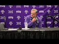 TCU 13, Utah 7 | Sonny Dykes Postgame Press Conference