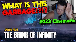 Tyler1 reacts to The Brink of Infinity | Season 2023 Cinematic - League of Legends