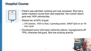 Malnutrition and Use of Parenteral Nutrition Case Study