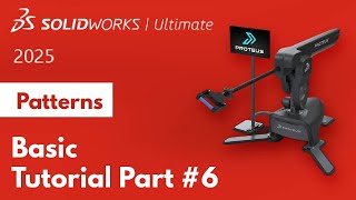 SolidWorks 2025 Basic Tutorial - Linear Pattern - Cicular Pattern