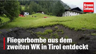 Fliegerbombe im Tiroler Dorf entdeckt | krone.tv NEWS