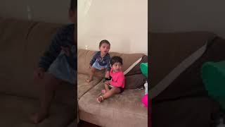 Twins Fighting#babies fighting for coffee cup#funny videos#shorts