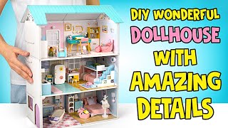 Manera fácil de hacer una casa de muñecas con muebles miniatura
