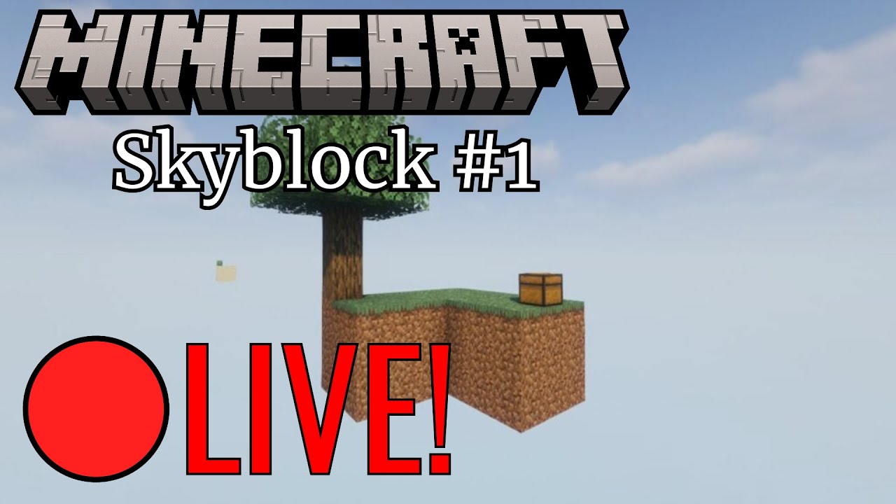 рџ ґ Live Stream Minecraft Skyblock 1 в џпёџ Youtube