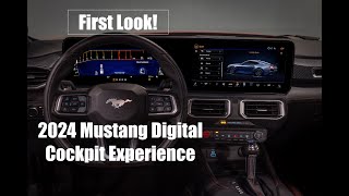 First Look! 2024 Mustang Digital Cockpit Experience