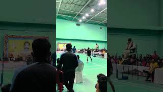 Irfan \u0026 chinti vs amlan \u0026 tanmay attabira Tunu panda memorial badminton tournament