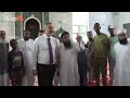 dışişleri bakanı fidan güney afrika da nur ul hamidiye camii ni ziyaret etti