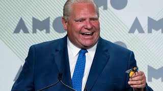 Premier Ford cracks several bee jokes in this press conference