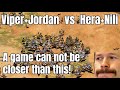 TheViper+Jordan vs Hera+Nili | A game can not be closer than this!