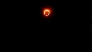 Annular solar eclipse 2012/5/21 at Tokyo in Japan 金環日食 東京都荒川区南千住