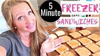 How to Make Freezer Sandwiches | Perfect for Make Ahead School Lunch Ideas