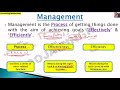 principles of management business studies introduction bba b.com mba bca class 12