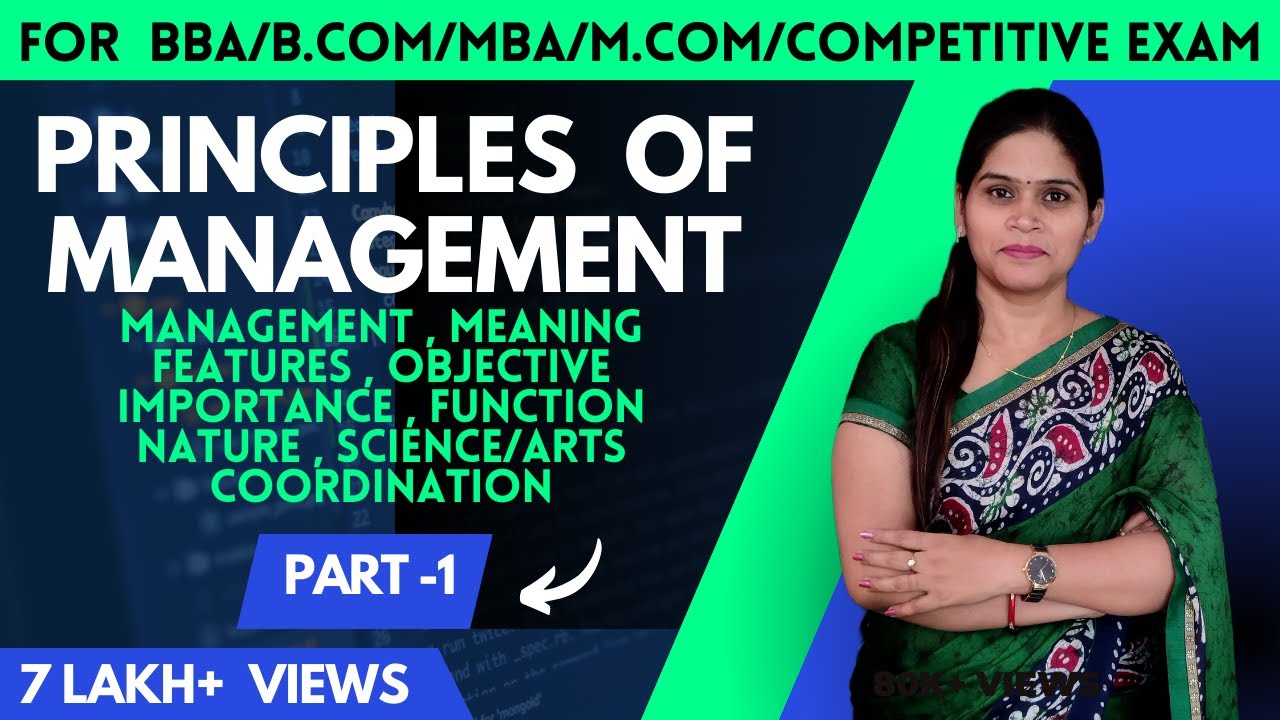 Principles Of Management | Business Studies | Introduction | BBA | B ...