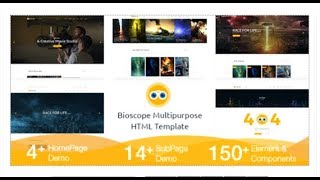 Bioscope - A Complete Video and Film Agency HTML Template | Themeforest Templates