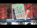 immigration protest held at fountain square