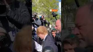 Ed Sheeran in NY court for copyright trial