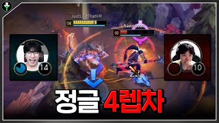 클리드 상대로 솔랭에서 정글 4렙차낸 저라뎃ㄷㄷ