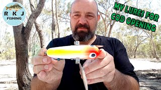 The lures I'm using for cod opening 2020