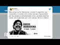 mundo do futebol repercute a morte de maradona