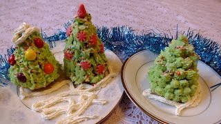 Кексы Елочка 2025 новогодние рецепты капкейки маффины  new year  cupcakes