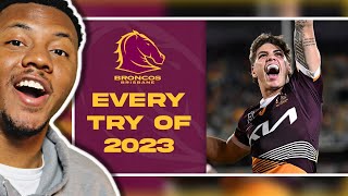 NFL FAN REACTS To Every Brisbane Broncos try of the 2023 season | NRL