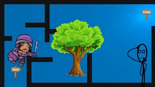 A.I. Learns To Dodge Tree And Finish Maze