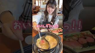 【食べ放題】和食さとでお肉とお寿司と天ぷら等が好きなだけ食べれるらしい🔥 #Shorts