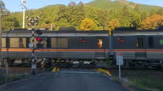 【永久保存版】ヘッドライト点灯ヨシ(笑)‼️高山発の特急ひだ 名古屋行  高山本線 JR東海