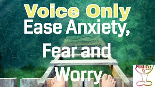 **VOICE ONLY** Guided Meditation to ease Anxiety, Worry, Overthinking & Urgency | Soothing | Calm